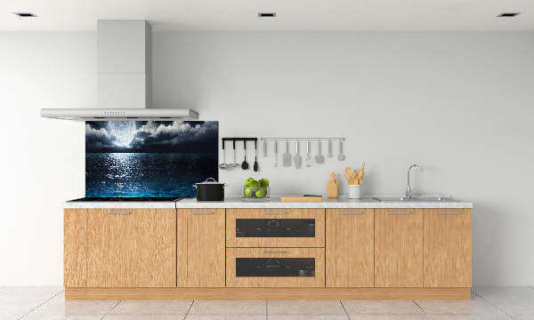 Cooker splashback full moon