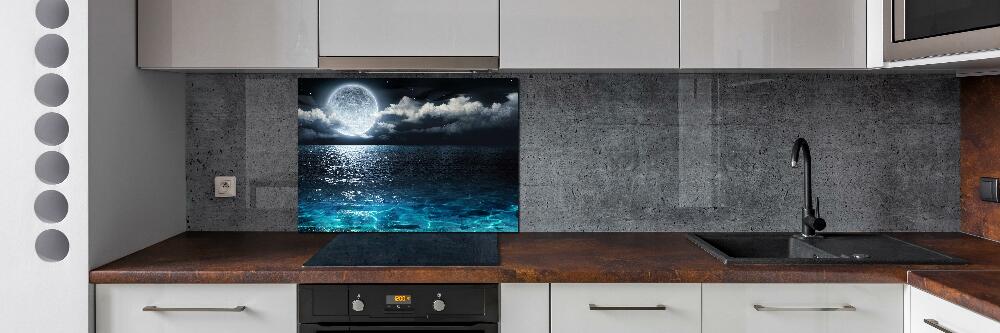 Cooker splashback full moon