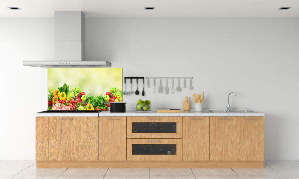 Cooker splashback Fruits and vegetables