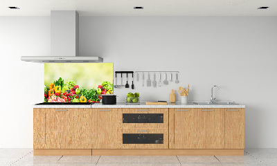 Cooker splashback Fruits and vegetables