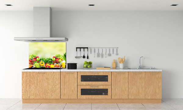 Cooker splashback Fruits and vegetables