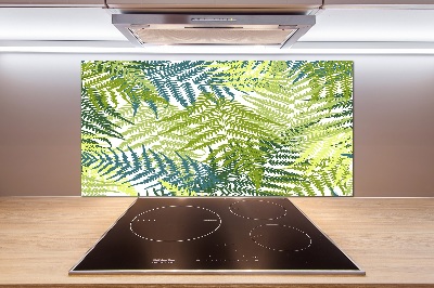 Cooker splashback Fern pattern