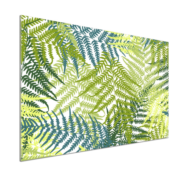 Cooker splashback Fern pattern