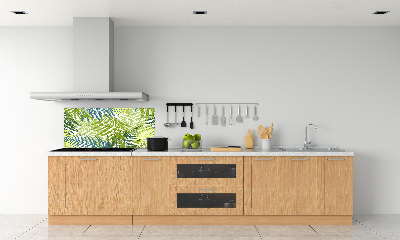 Cooker splashback Fern pattern