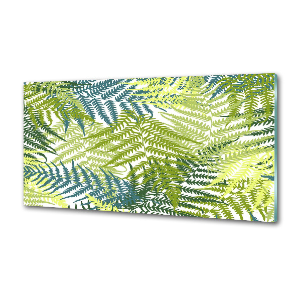 Cooker splashback Fern pattern