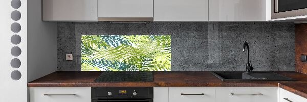 Cooker splashback Fern pattern