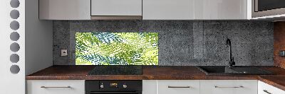 Cooker splashback Fern pattern