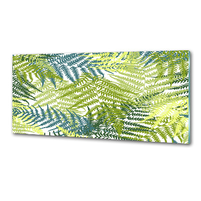 Cooker splashback Fern pattern