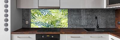 Cooker splashback Fern pattern