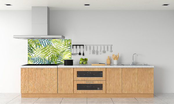 Cooker splashback Fern pattern