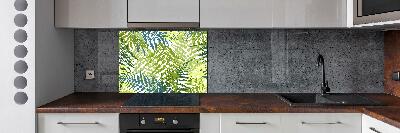 Cooker splashback Fern pattern