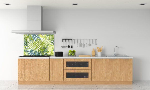 Cooker splashback Fern pattern