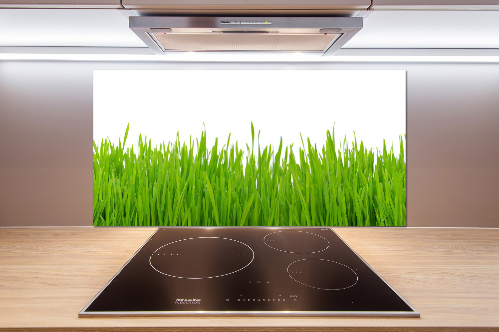 Kitchen splashback Grass