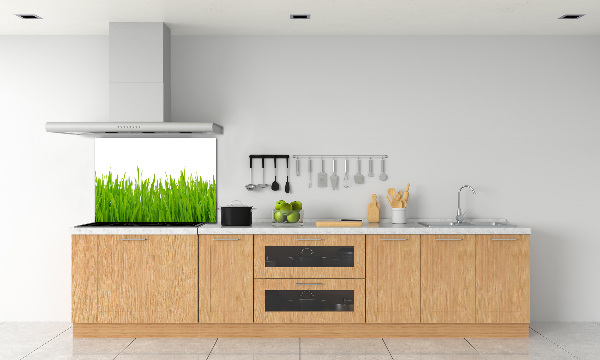 Kitchen splashback Grass