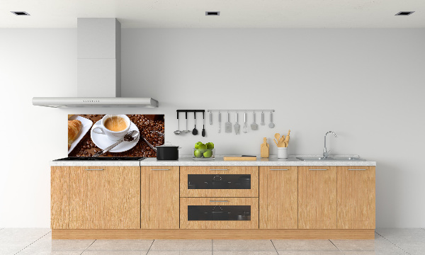 Cooker splashback Aromatic coffee