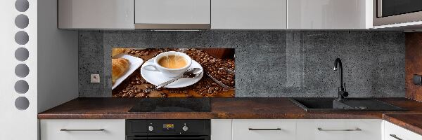 Cooker splashback Aromatic coffee