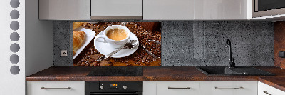 Cooker splashback Aromatic coffee