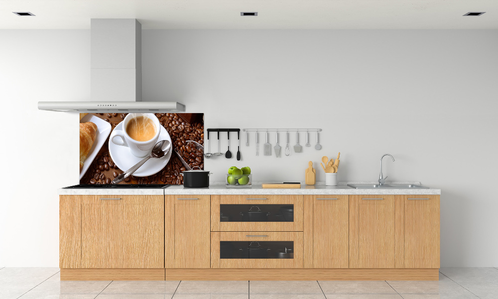 Cooker splashback Aromatic coffee