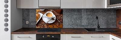 Cooker splashback Aromatic coffee