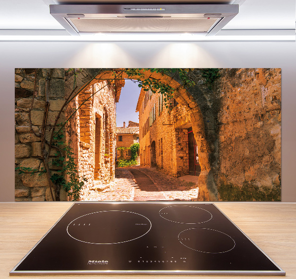 Cooker splashback Charming street