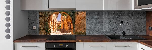 Cooker splashback Charming street