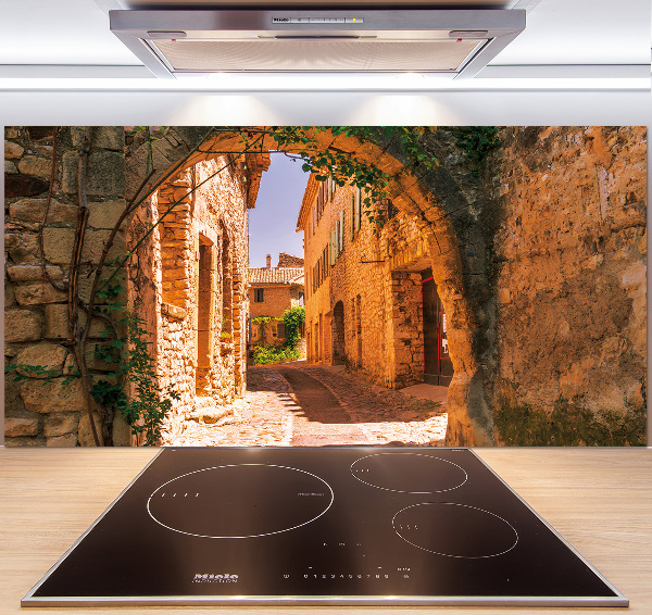 Cooker splashback Charming street