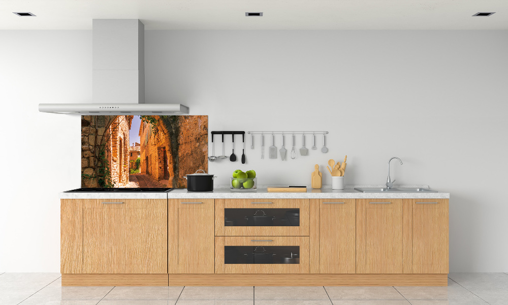 Cooker splashback Charming street