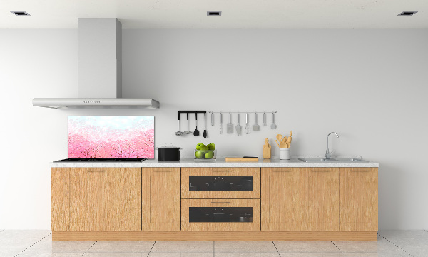 Kitchen splashback Cherry blossoms