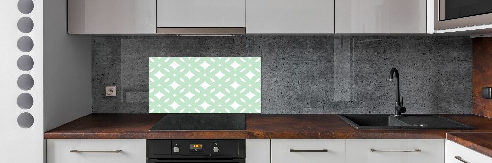 Kitchen splashback Geometric background