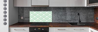 Kitchen splashback Geometric background