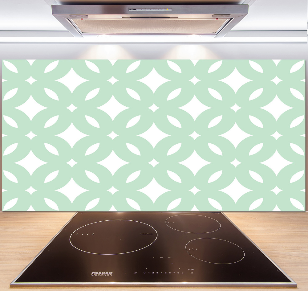 Kitchen splashback Geometric background