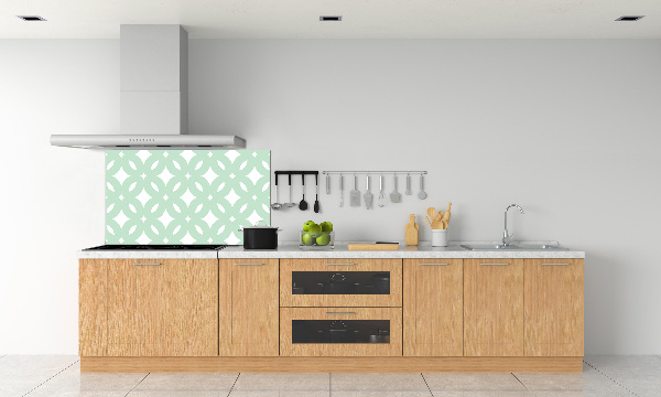 Kitchen splashback Geometric background