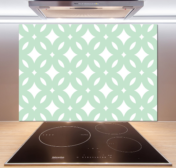 Kitchen splashback Geometric background