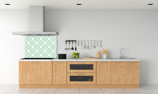 Kitchen splashback Geometric background