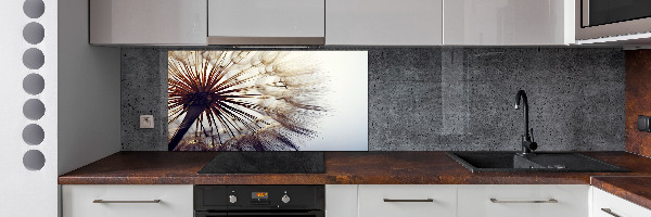 Kitchen splashback Dandelion