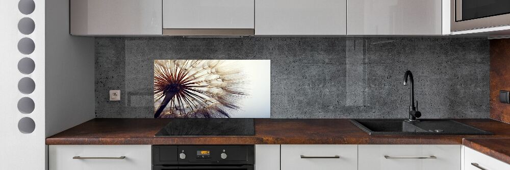 Kitchen splashback Dandelion