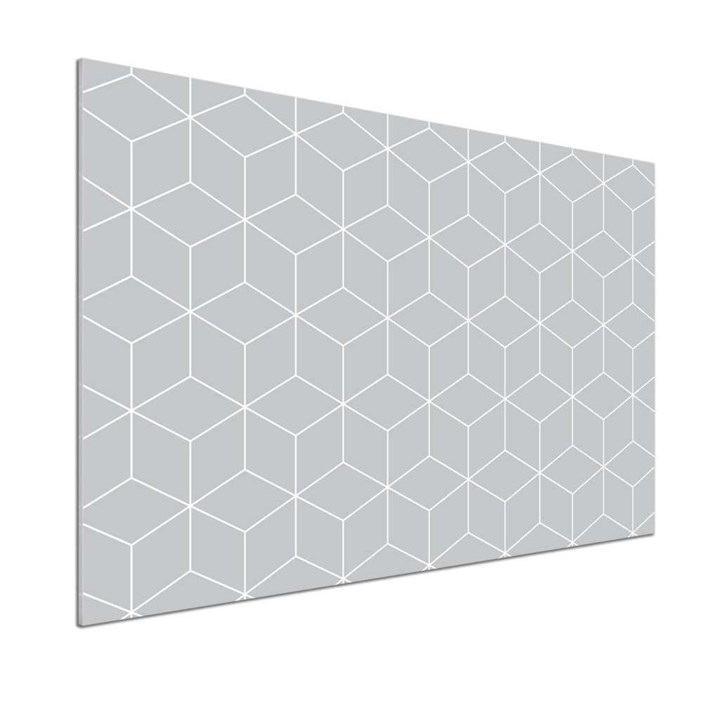 Glass splashback Geometric background