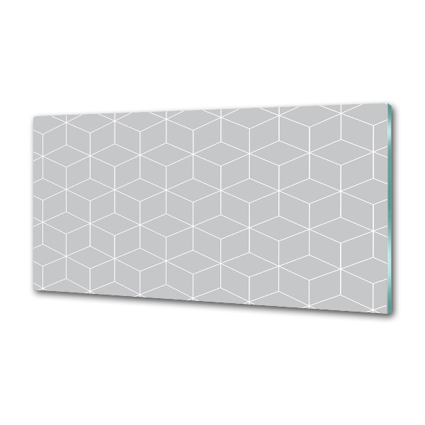 Glass splashback Geometric background