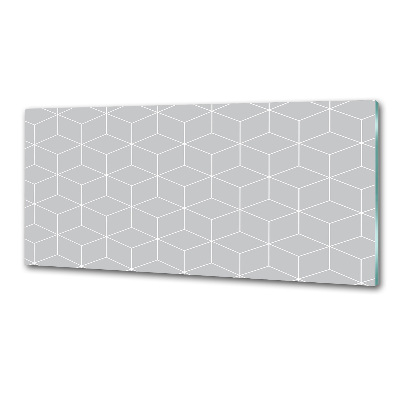 Glass splashback Geometric background