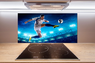 Cooker splashback Footballer