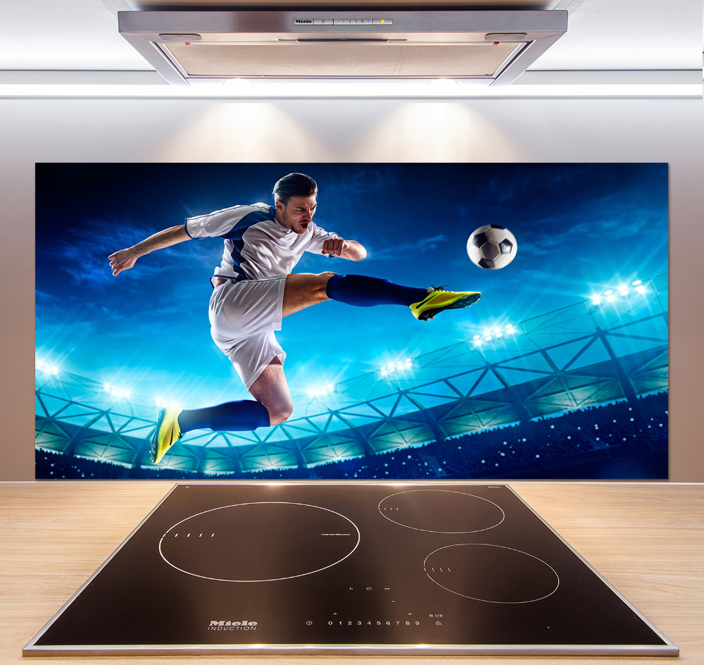 Cooker splashback Footballer