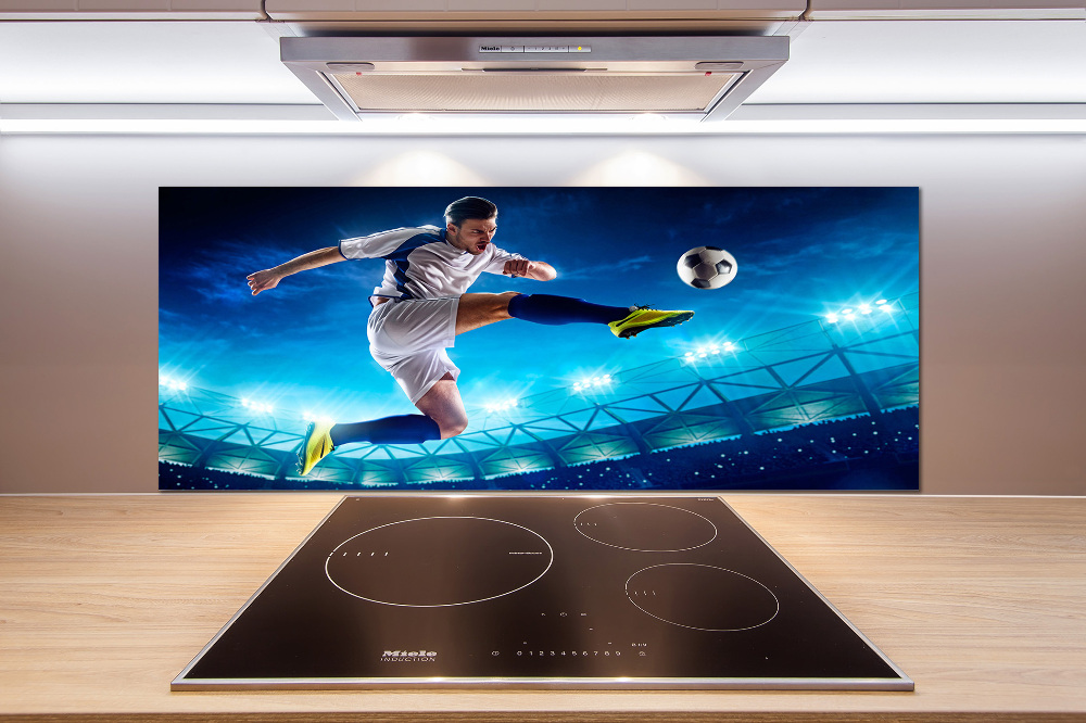 Cooker splashback Footballer