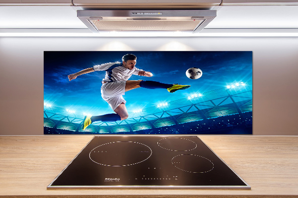 Cooker splashback Footballer