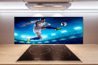 Cooker splashback Footballer