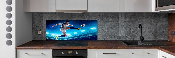 Cooker splashback Footballer