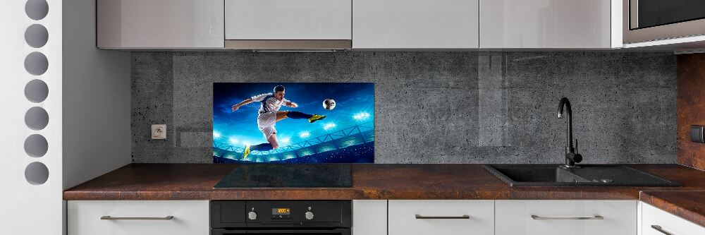 Cooker splashback Footballer