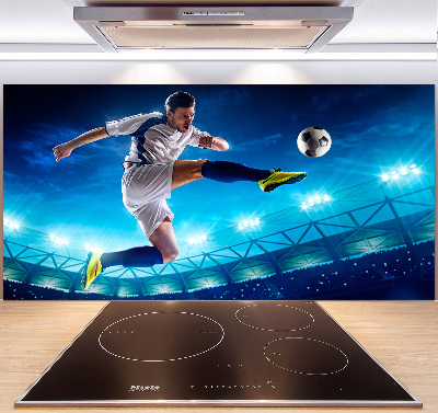 Cooker splashback Footballer