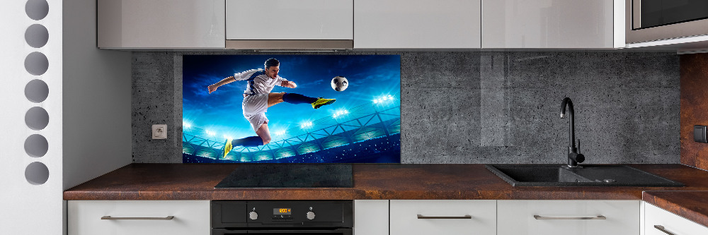 Cooker splashback Footballer