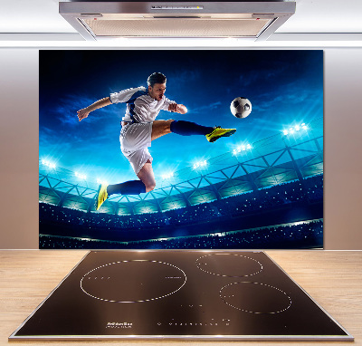 Cooker splashback Footballer