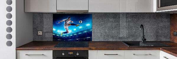 Cooker splashback Footballer